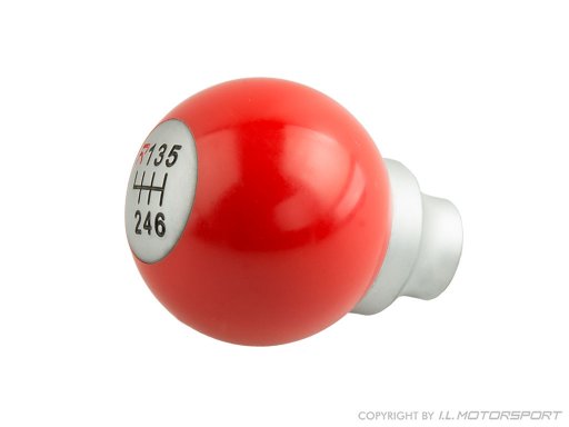 MX-5 shift knob snooker red anodized 6 speed