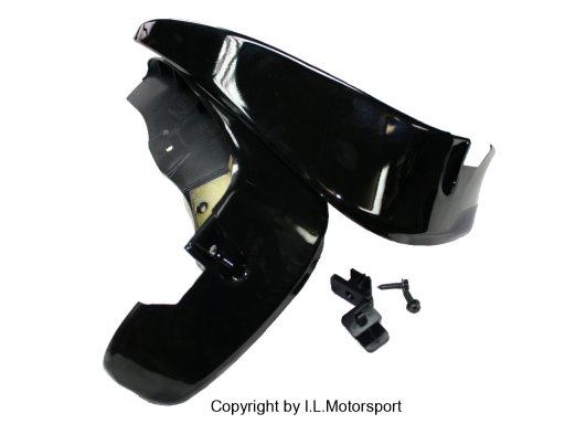 Mx-5 Mud Guards Set front Mk1 painted -  black / PZ