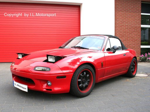 MX-5 Low Profile Koplamp Set Hella Rechthoek