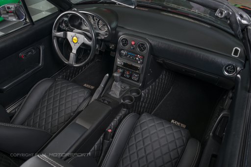 MX-5 Quilted Transmission Tunnel Trim Set