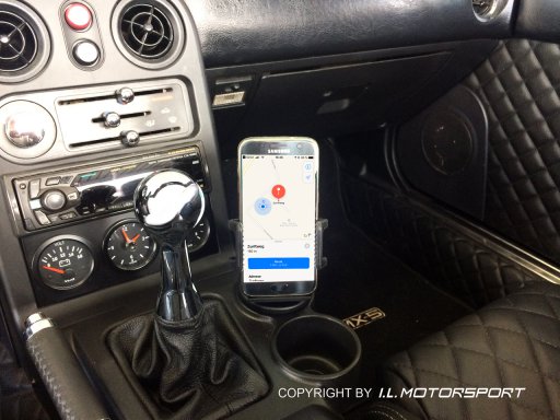 MX-5 Mobile Phone holder with NA0-0125 Console