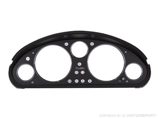 MX-5 I.L. Instrument Panel Classic pre-assembled black , MK1