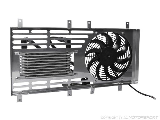 MX-5 oil cooler set with Spal fan without thermostat
