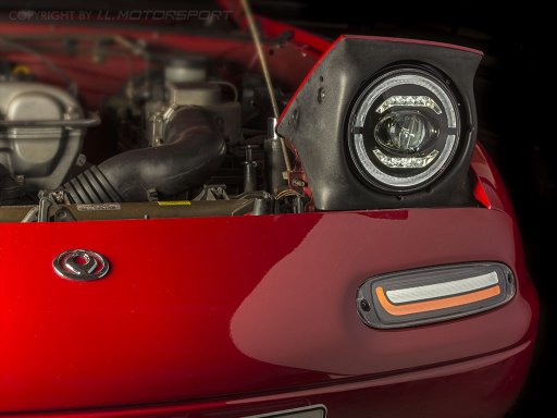 MX-5 NA LED Frontblinker dynamisch Klarglas mit schwarzen Inlay