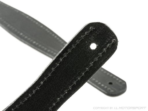 MX-5 Leather Door Pulls Set, Vintage Style - black