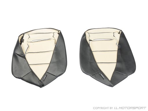 MX-5 IL Motorsport set of imitation leather seat covers silver stitching MK1 Pilot seats 