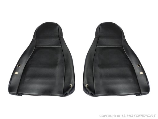 MX-5 IL Motorsport set echt lederen stoelhoezen  zwart stiksel NA Pilootstoelen