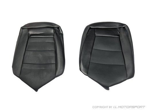 MX-5 IL Motorsport set echt lederen stoelhoezen  zwart stiksel NA Pilootstoelen