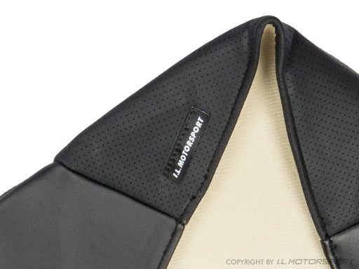 MX-5 IL Motorsport set of genuine leather seat covers black stitching MK1 Pilot seats