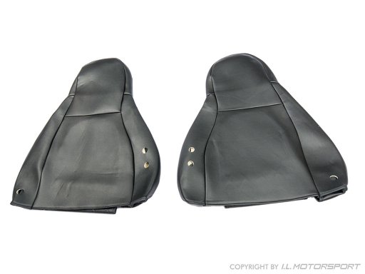 MX-5 IL Motorsport set kunst lederen stoelhoezen zwart diamond stiksel NA Pilootstoelen 