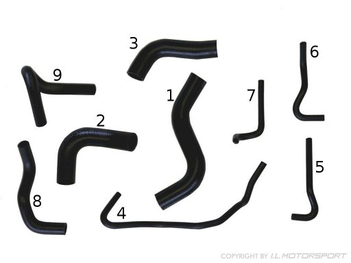 MX-5 Kühlwasserschlauch Satz I.L.Motorsport