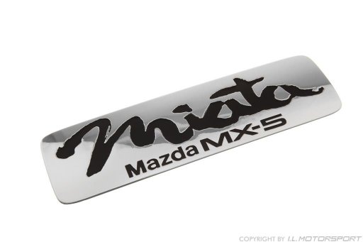 MX-5 Emblem hinten Miata schwarz