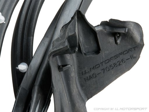 MX-5 deurrubber links compleet met bevestigingsclips