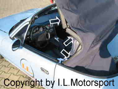 MX-5 Hood Side Seal Front Left