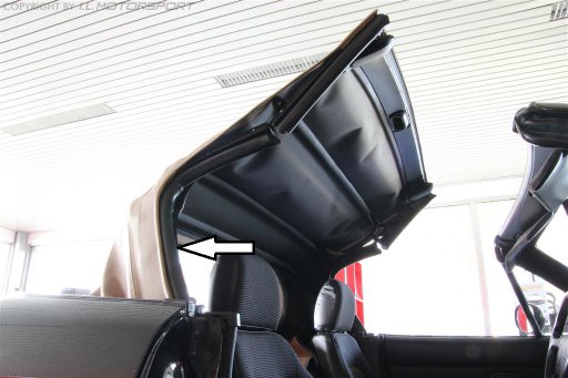 MX-5 Hood Side Seal Rear Right - Sale off