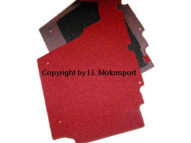 MX-5 Tapijt Achterzijde Rood Origineel