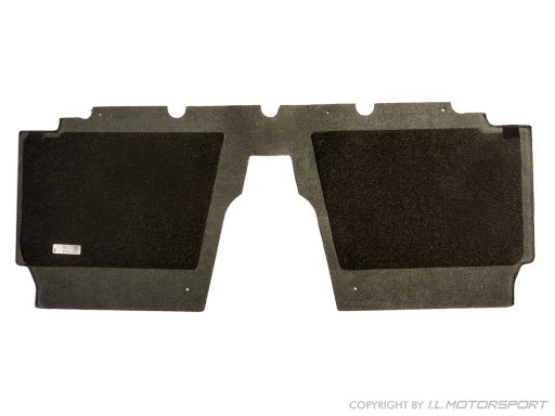 MX-5 Bodenmatte hinten schwarz, velour