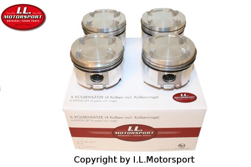 Origineel I.L. Motorsport-product – Zuigerset met 0,25 mm overmaat