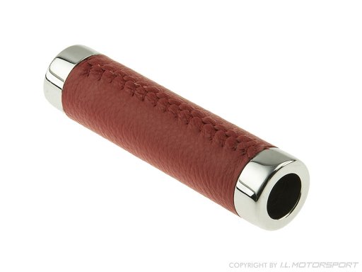 MX-5 Red Leather / Chromed Handbrake Sleeve I.L.Motorsport