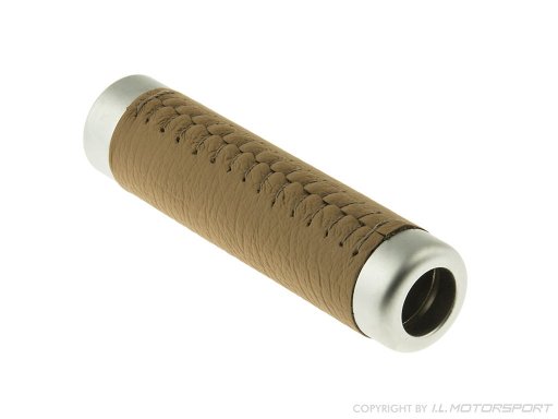 MX-5 Dark Tan Leather / Silver Handbrake Sleeve I.L.Motorsport