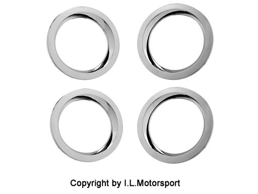 MX-5 Ventilatie Luchtbal Ring - Plastic chromed