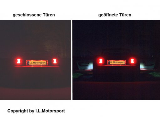 Sitz- Seitenwangenstütze mit LED Leuchte