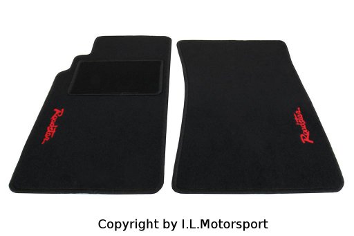 MX-5 Floor Mats Red Roadster Logo