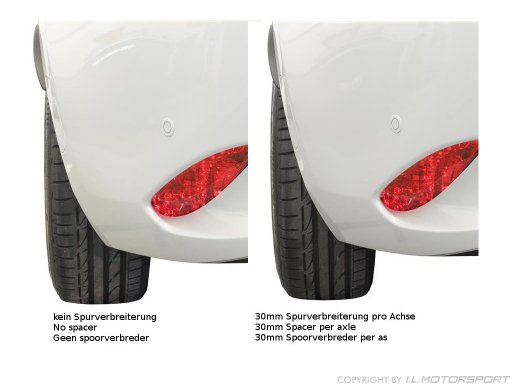 MX-5 Wheel Spacer Set 30mm Per Axle DRM