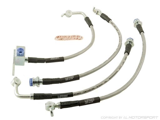 MX-5 I.L. Motorsport Steel flex brake lines Kit