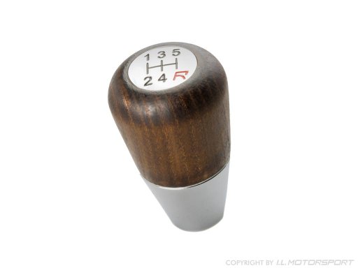 MX-5 Wooden Shift Knob 5 Gear with chromed inlay