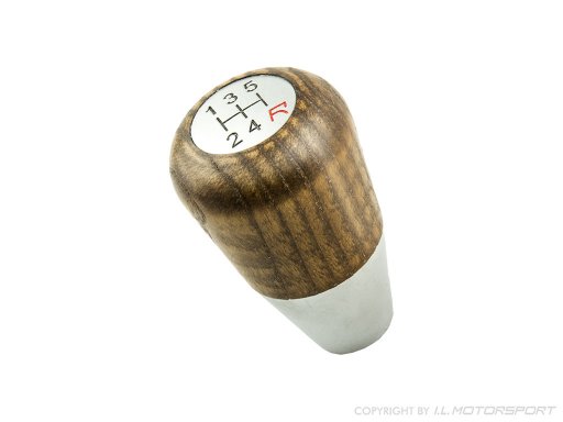 MX-5 IL Motorsport Shift Knob Ash Wood 5speed , eloxiert