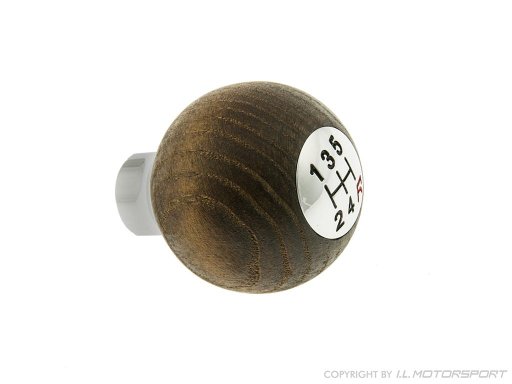 MX-5 IL Motorsport Shift Knob Round Ash 5-Speed, Chrome