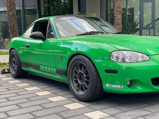 MX-5 König Wheels Hypergram Felgensatz Race Bronze 8,0Jx15 ET35