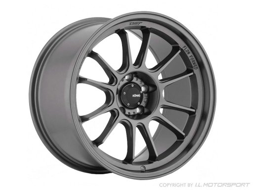MX-5 König Wheels Hypergram Felgensatz Matt Grau 8,0Jx15 ET35