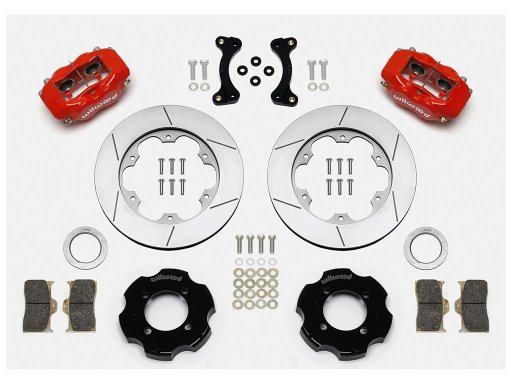 MX-5 Wilwood Forged Dynalite Big Brake Front Brake Kit (Hat) Red finish