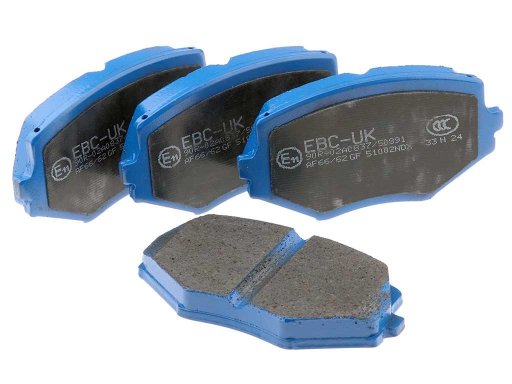 MX-5 remblokken EBC Bluestuff voor de vooras 