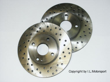 MX-5 Perforated Brake Disc Set Zimmerman