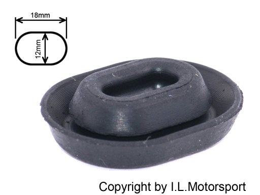 MX-5 Gummistopfen oval 18x12mm