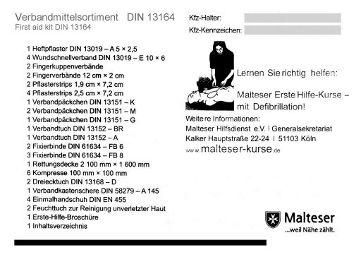 MX-5 Combi EHBO Set I.L.Motorsport