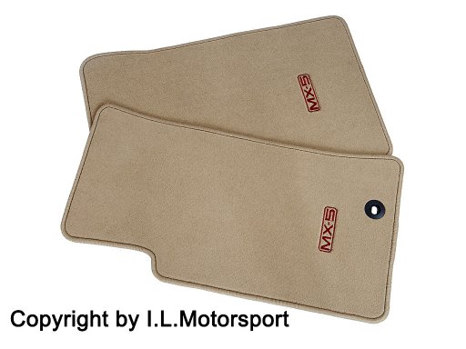 MX-5 Mazda Floor Mat set / Typ Luxury beige