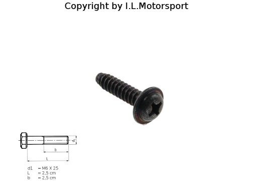 MX-5 Schraube Türgiff innen - selbstschneidend M6x25 Nr.77