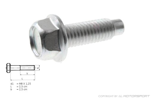 MX-5 Schraube M8 x 25 , div. Baugruppen Nr.46