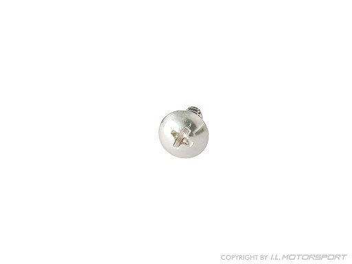MX-5 platkopschroef roestvrij staal 12mm lang