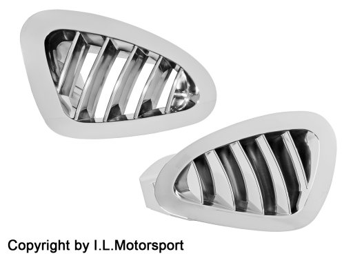 MX-5 I.L. Raamontdooier/Ventilatierooster Verchroomd