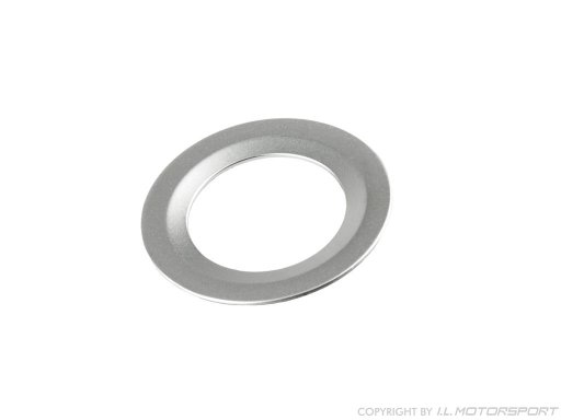 MX-5 Hazard warning light ring - silver anodised warning light bezel