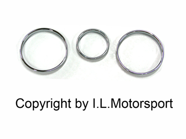 MX-5 Chrome Heater Switch Surrounds I.L.Motorsport