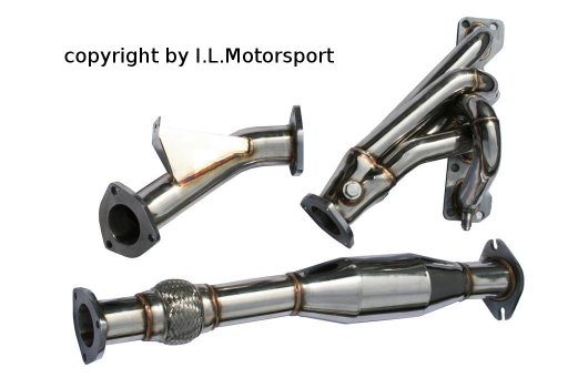 MX-5 Uitlaatspruitstuk 4-1 Met 200 Cel Racekat I.L.Motorsport