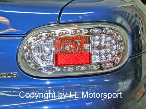 MX-5 LED Tail lights chromed finish