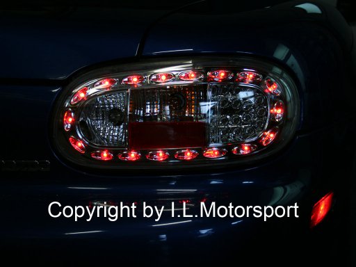 MX-5 LED Rückleuchten chrom finish