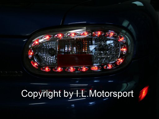 MX-5 LED Tail lights chromed finish